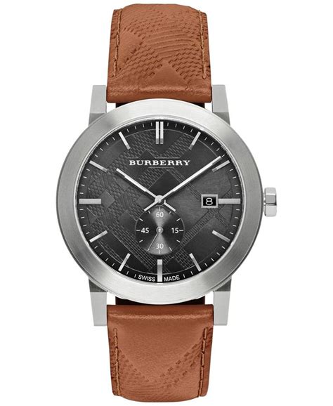 mens burberry watch macys